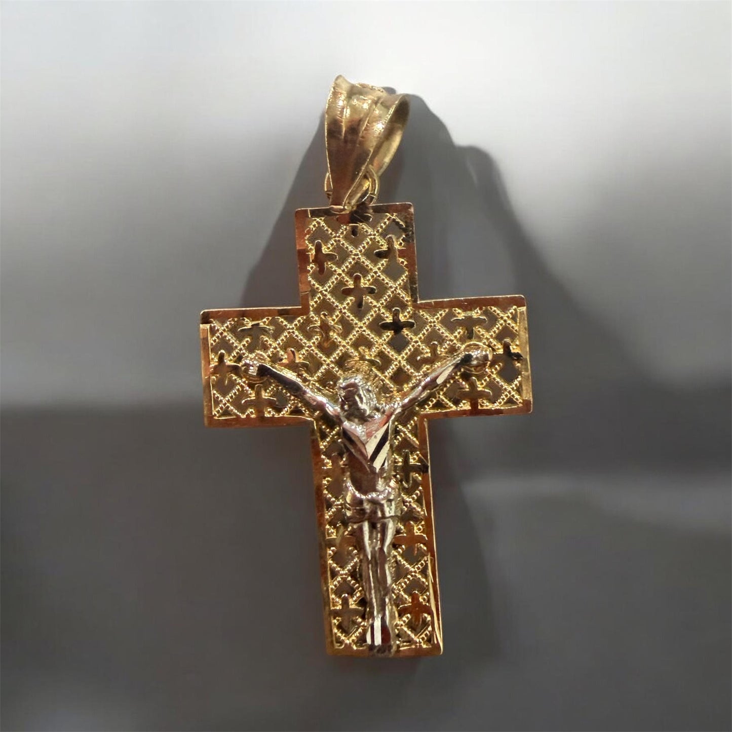 YELLOW AND WHITE CROSS
