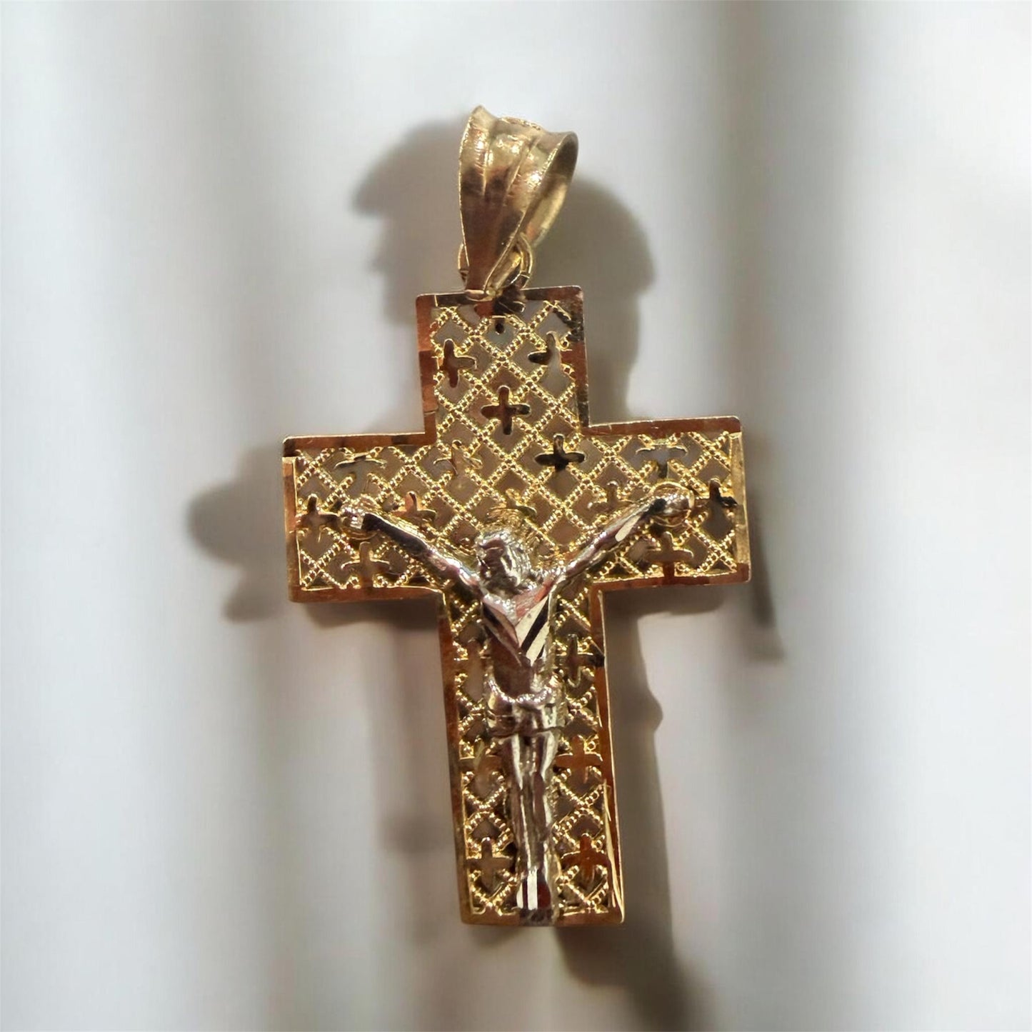 YELLOW AND WHITE CROSS
