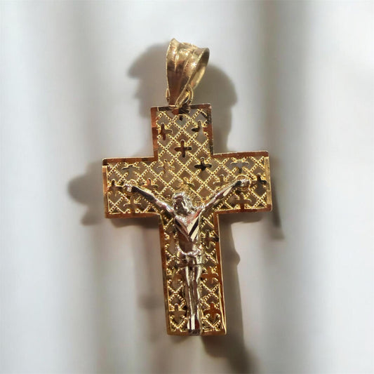 YELLOW AND WHITE CROSS