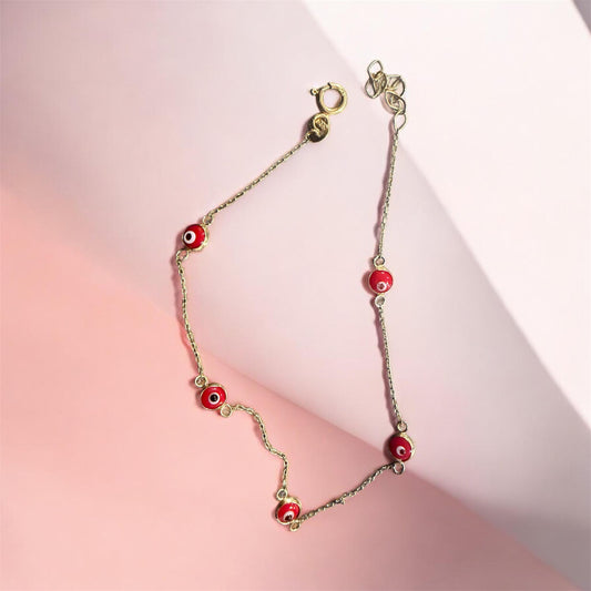 LUCKY RED EYE BRACELET